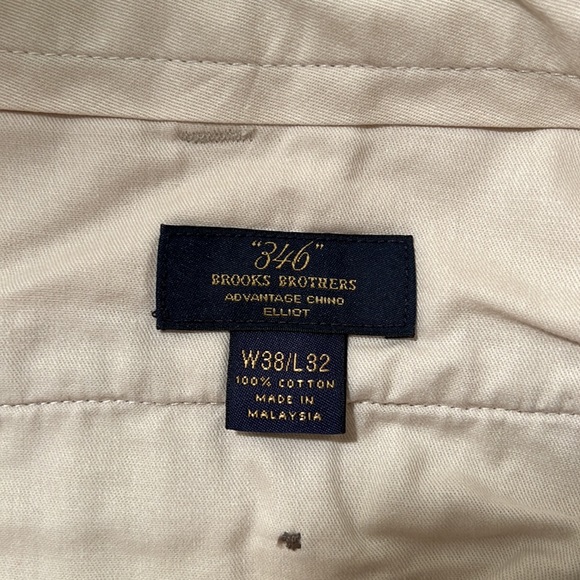 Brooks Brothers 346 Advantage Chino Elliot Fit - Picture 2 of 3